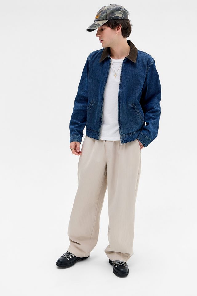 BDG Mini Denim Harrington Jacket #1