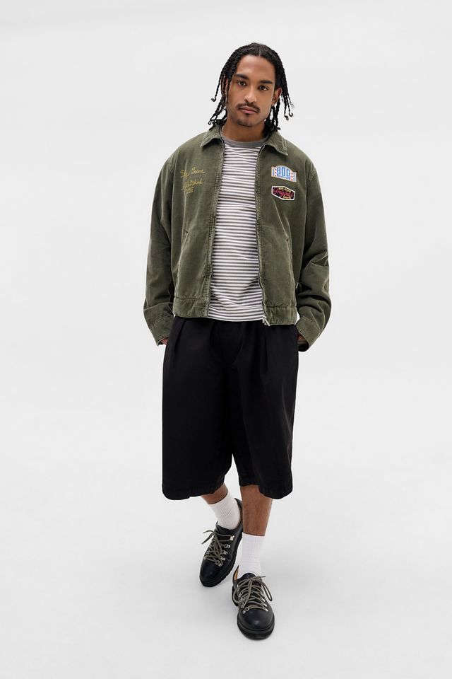 BDG Grüne Cord-Mechanikerjacke #1