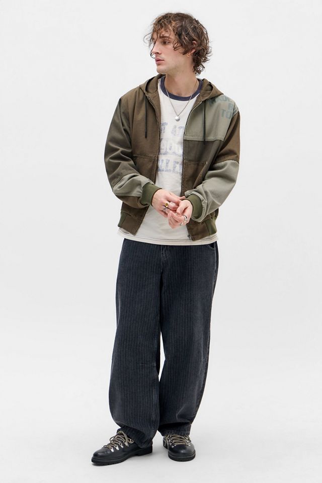 Veste à capuche skate patchwork Rex BDG #2