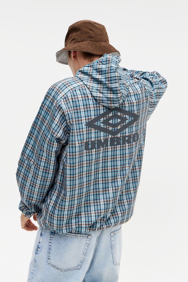 Cagoule Umbro Blu & Grigio a Quadri #1