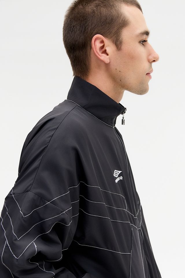 Giacca da track rilassata Umbro nera #1