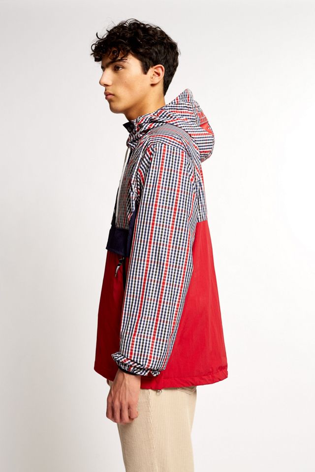 KIDDA By Christopher Shannon X UO Red Checked Overhead Jacket #2