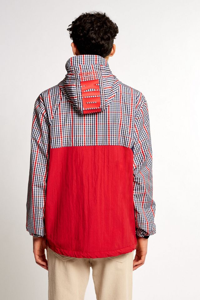 KIDDA By Christopher Shannon X UO Red Checked Overhead Jacket #3