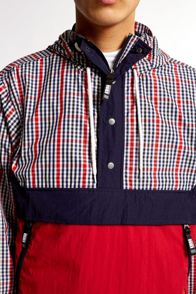 KIDDA By Christopher Shannon X UO Red Checked Overhead Jacket #5