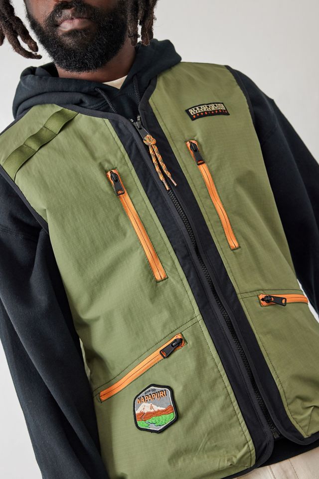 Napapijri Olive Utility Gilet #1