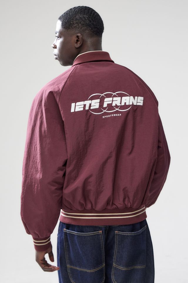 iets frans... Burgundy Coach Jacket #1