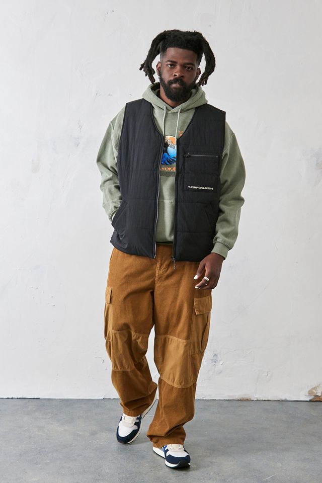 Temporary Collective Black Puffer Gilet #1