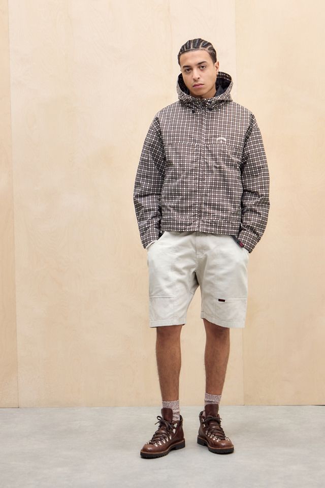 Temp Surf Co UO Exclusive Brown & Ecru Check Jacket #2