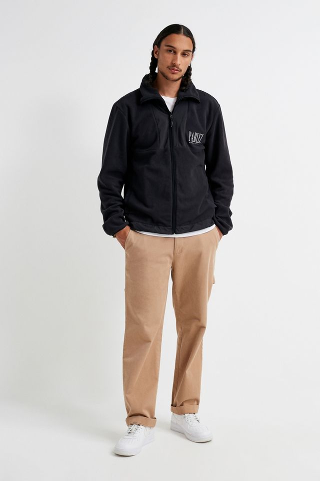 Parlez – Fleecejacke mit Reißverschluss in Schwarz #5