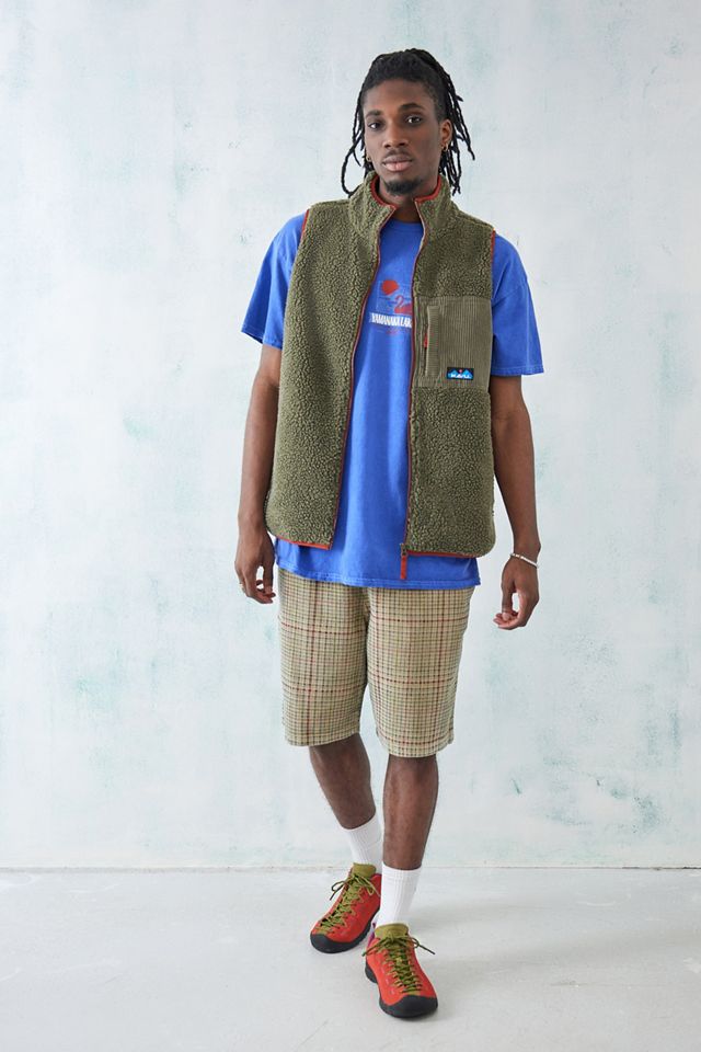 KAVU – Fleece-Weste „Cooper" in Moosgrün  #2