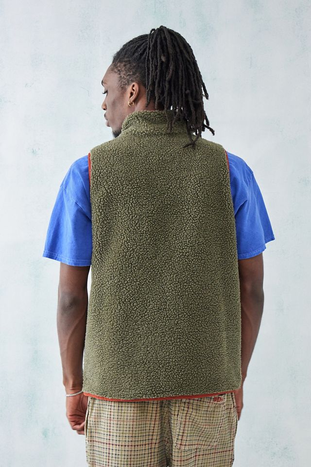 KAVU – Fleece-Weste „Cooper" in Moosgrün  #3