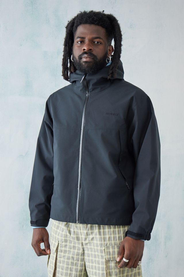 Black waterproof shop jacket