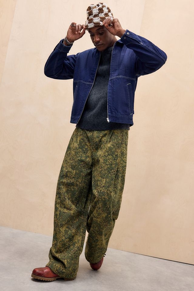 Veste en denim japonais fil flammé indigo Gramicci #2