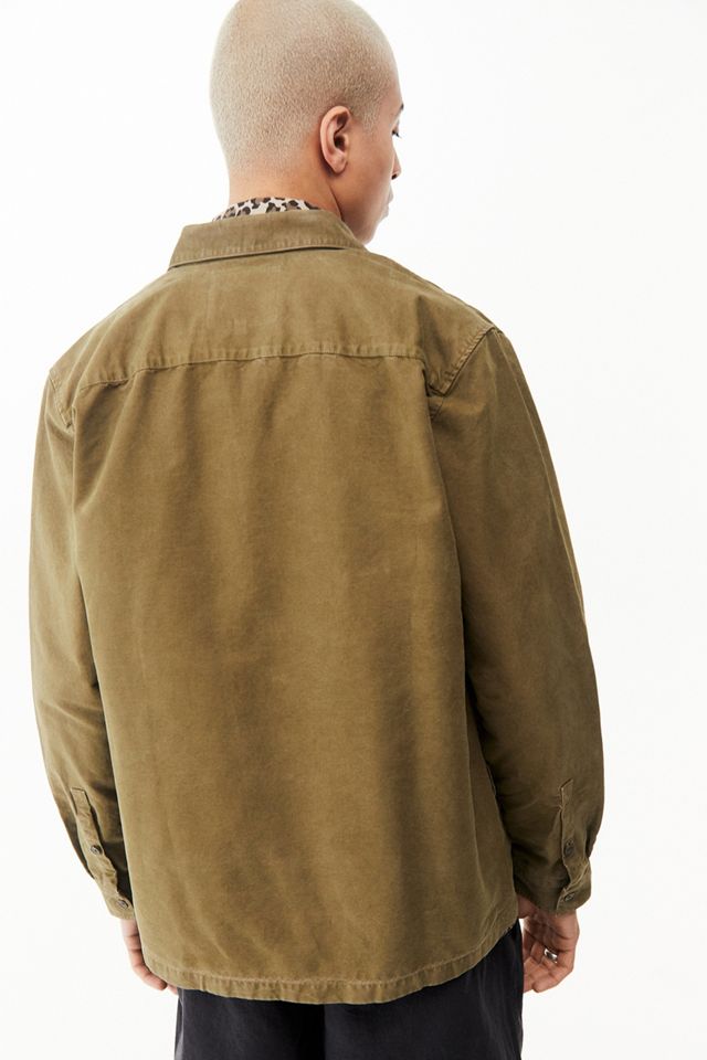 It's All Good Folk Dark Olive Tab Shirt Jacket #1