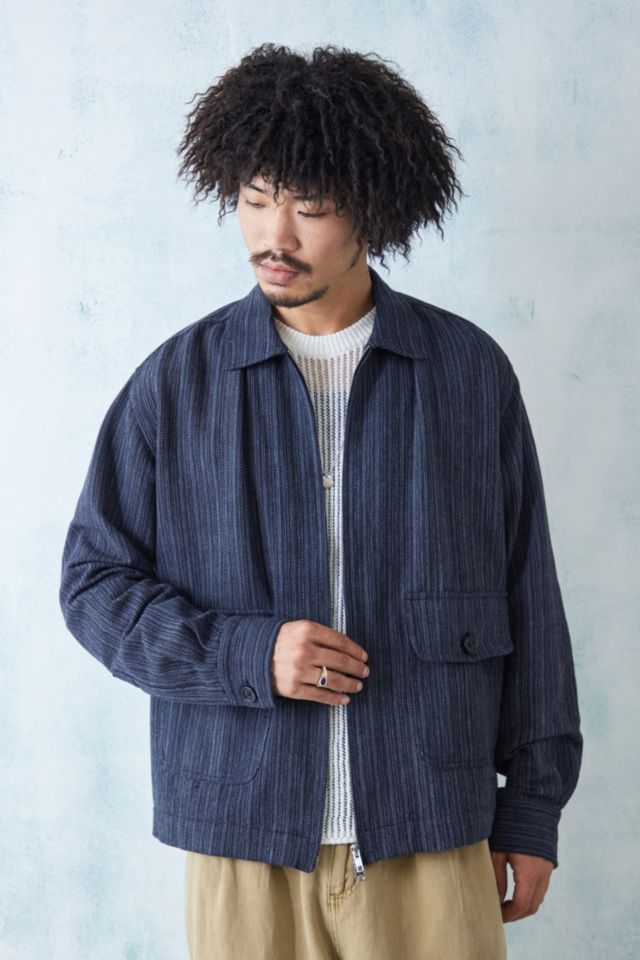 Kardo Black Pinstripe Leroy Jacket | Urban Outfitters UK