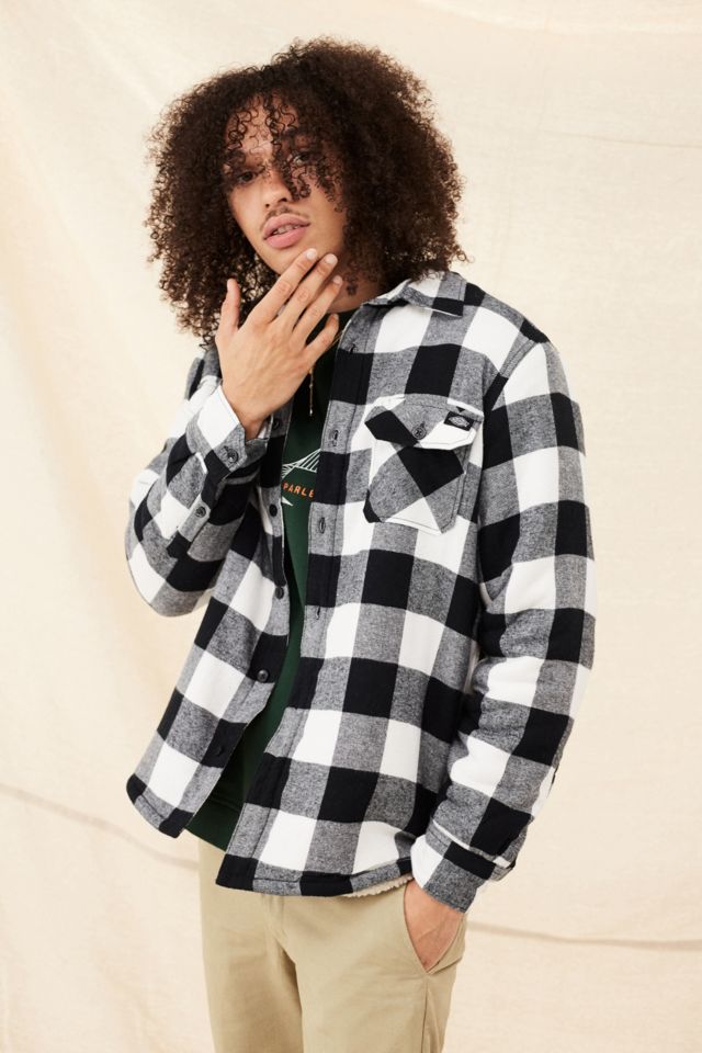 Dickies UO Exclusive Black & Fleece-Lined Lansdale | Urban Outfitters UK