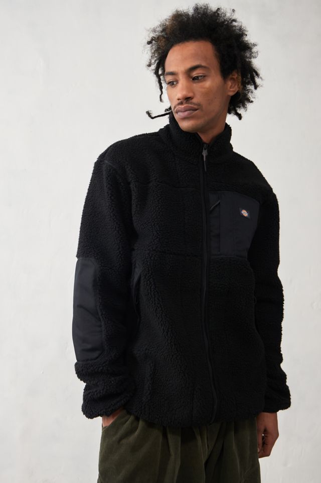 Dickies UO Exclusive Black Sherpa Fleece