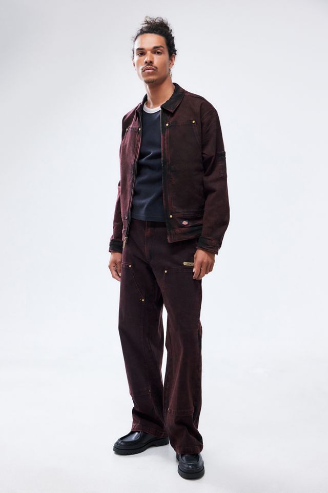 Dickies Red Wash Denim Eisenhower Jacket | Urban Outfitters UK