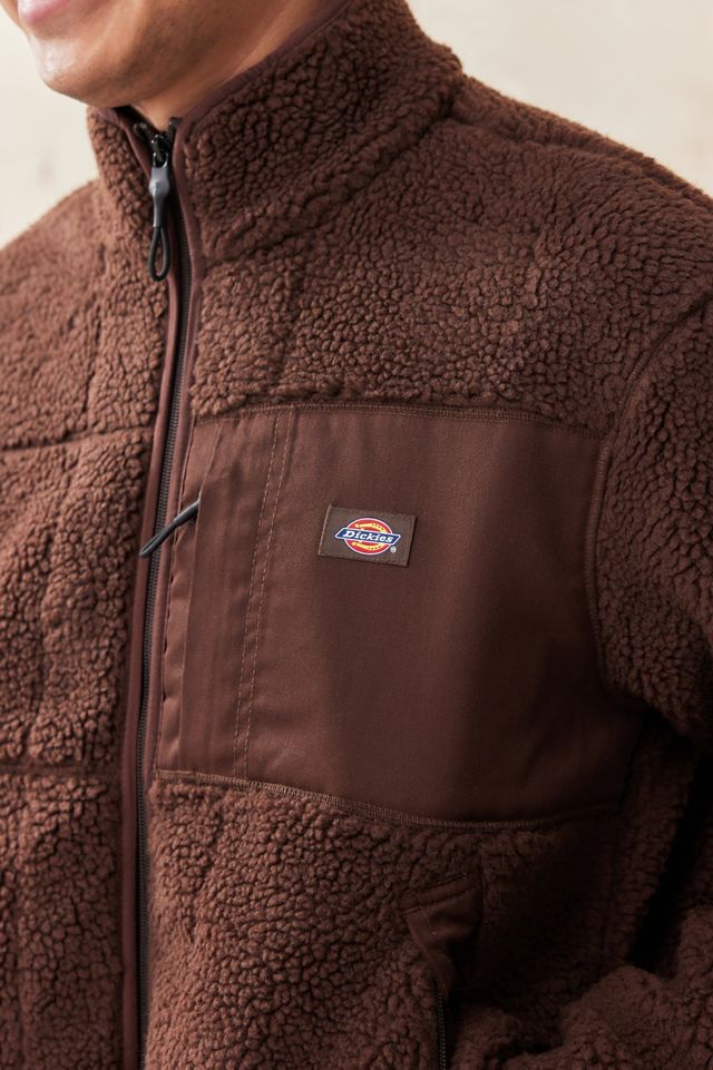 Giacca Sherpa Marrone Dickies UO Esclusiva #1