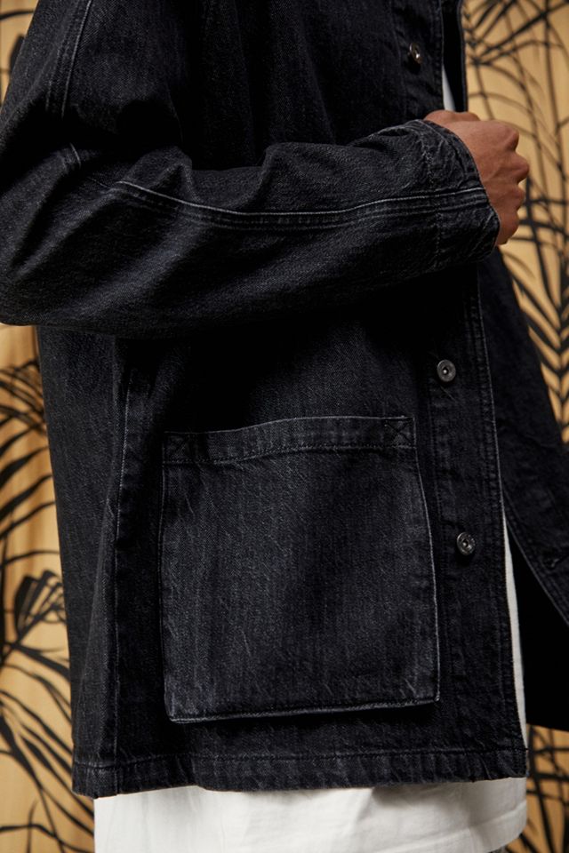 I AND ME UO Exclusive Organic & Recycled Cotton Black Chore Jacket #3