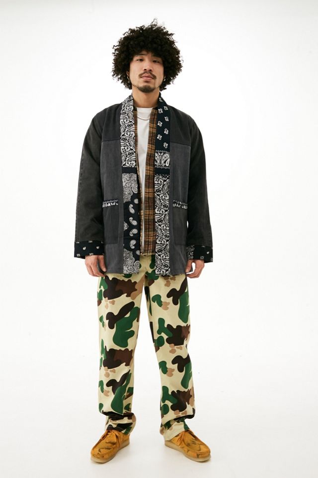 Overlord Black Denim Patchwork Bandana Noragi #1