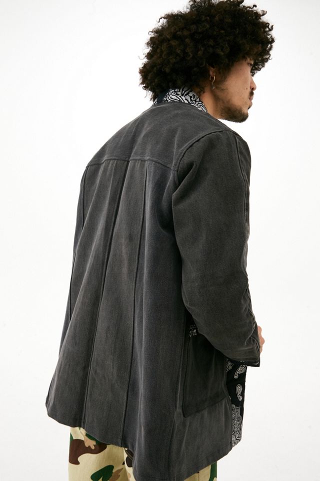 Overlord Black Denim Patchwork Bandana Noragi #3
