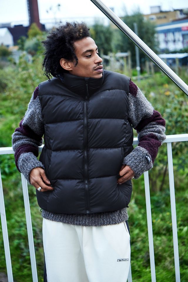iets frans... Gilet in nylon nero Ripstop #1