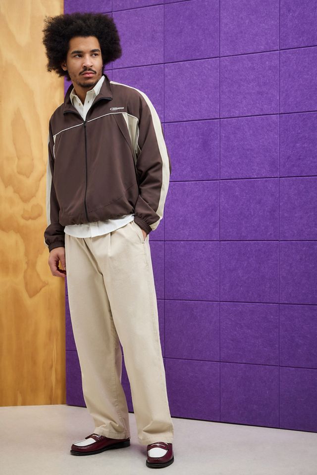 iets frans... Brown Mesh Track Jacket #2