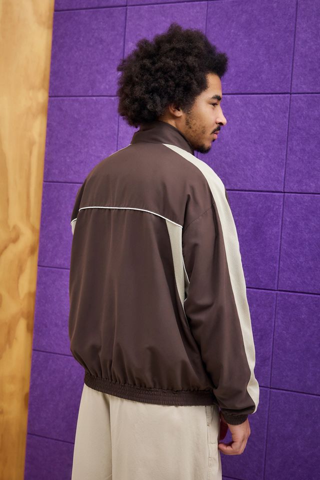 iets frans... Brown Mesh Track Jacket #3