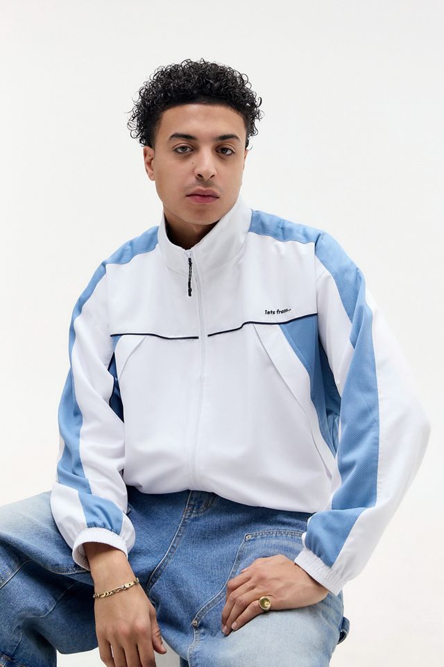 iets frans... Veste de survêtement en maille blanche Blake #1