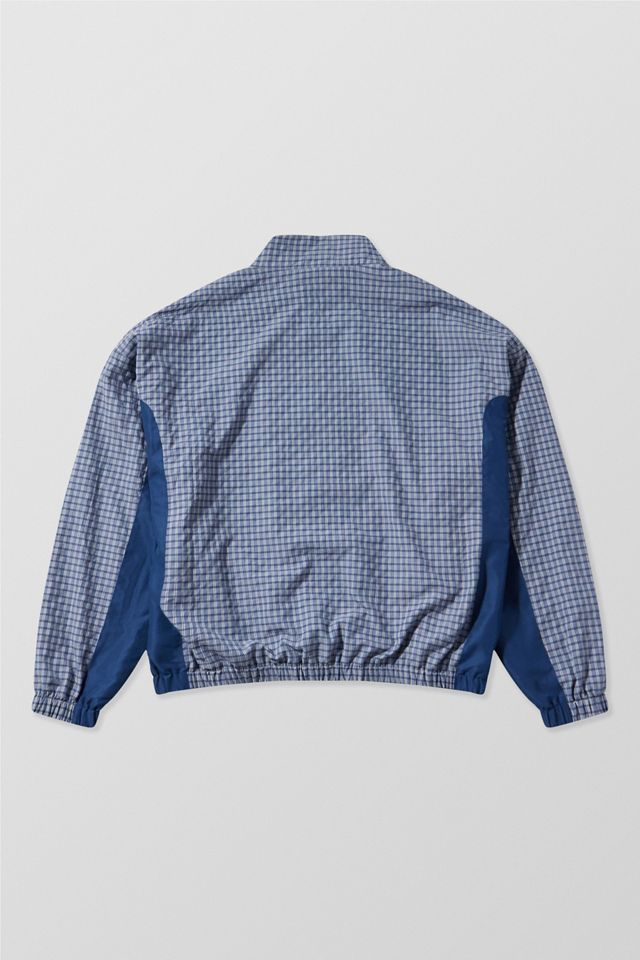 iets frans... Blue Check Panel Track Top #5