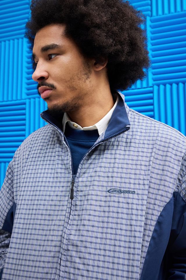 iets frans... Blue Check Panel Track Top #2