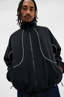 Iets frans. Black Pascal Track Jacket en taille: Small - iets frans... - Modalova