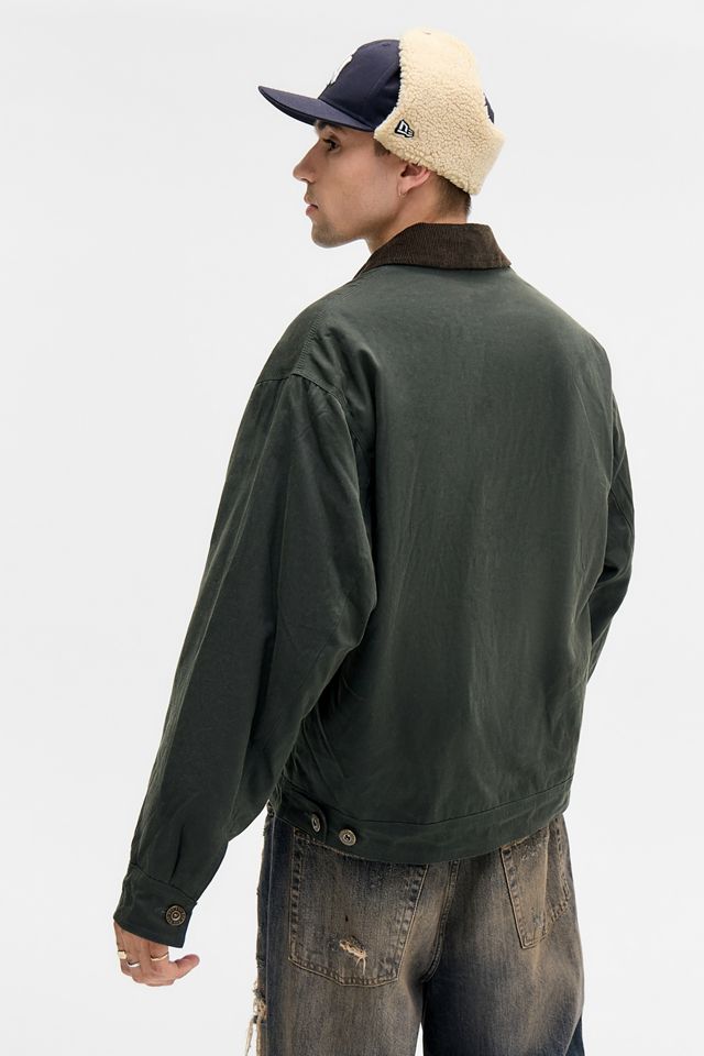 BDG Green Alba Waxed Worker Jacket
 #3