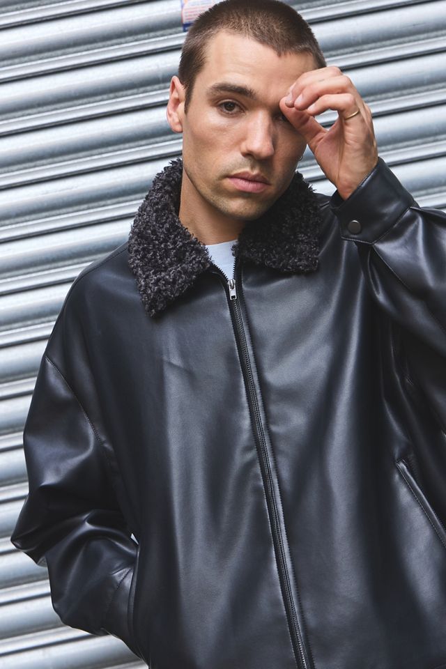 Loom Schwarze Julian Borg Kragenjacke #1