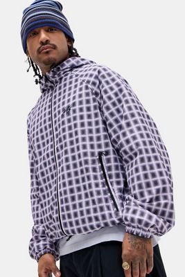 Lacoste LIVE Checked Reversible Harrington Jacket | Urban