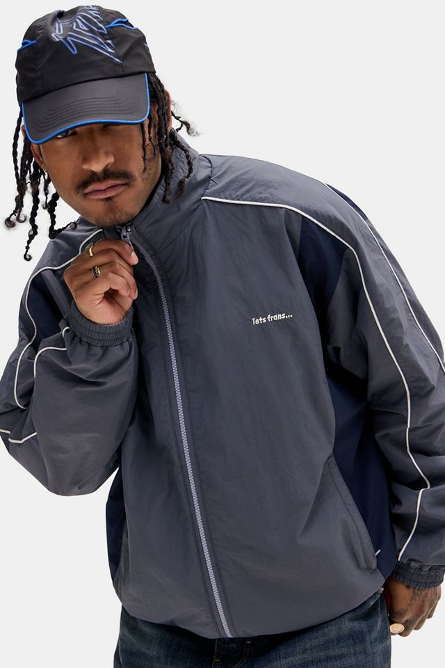 iets frans... Sacha Reversible Check Track Jacket #1