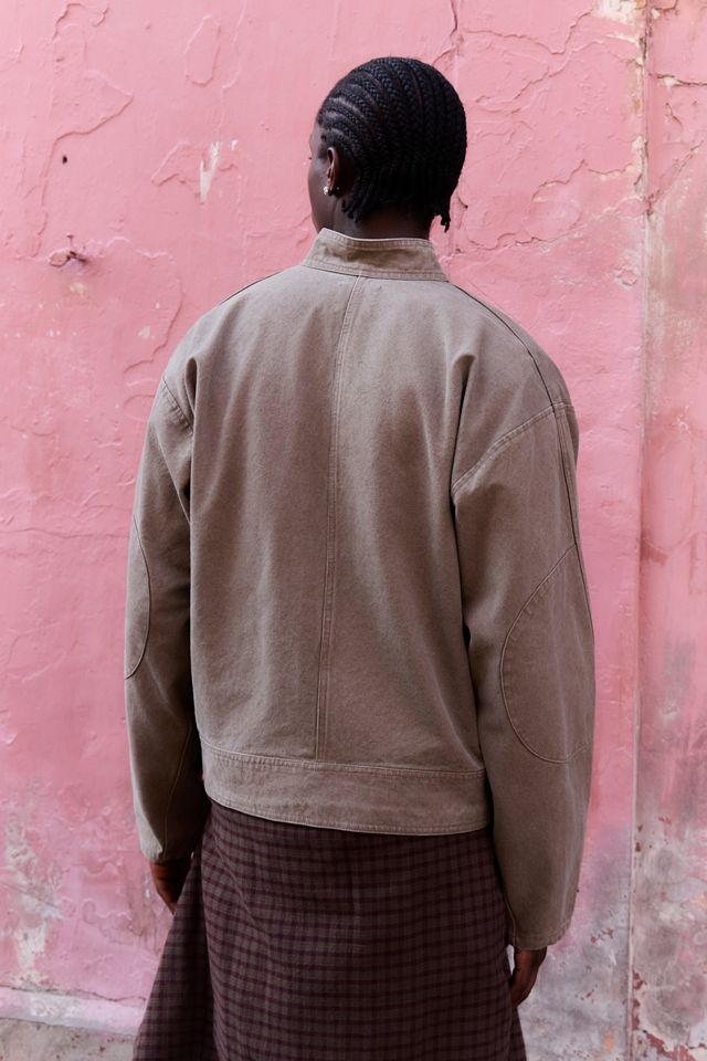 BDG Khaki Swedish Moto Jacket #3
