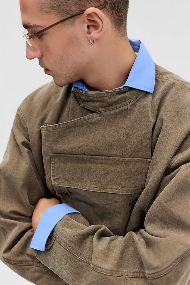 Chaqueta Moto de Lona Caqui BDG #4