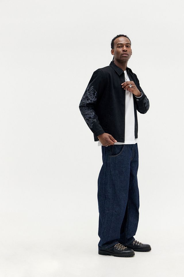 Ed Hardy UO Exclusive Black Dragon Work Jacket #4