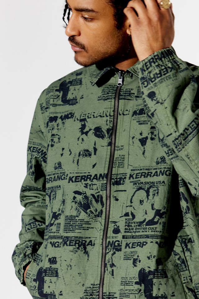 KERRANG! Reversible Cobweb Print Jacket #1