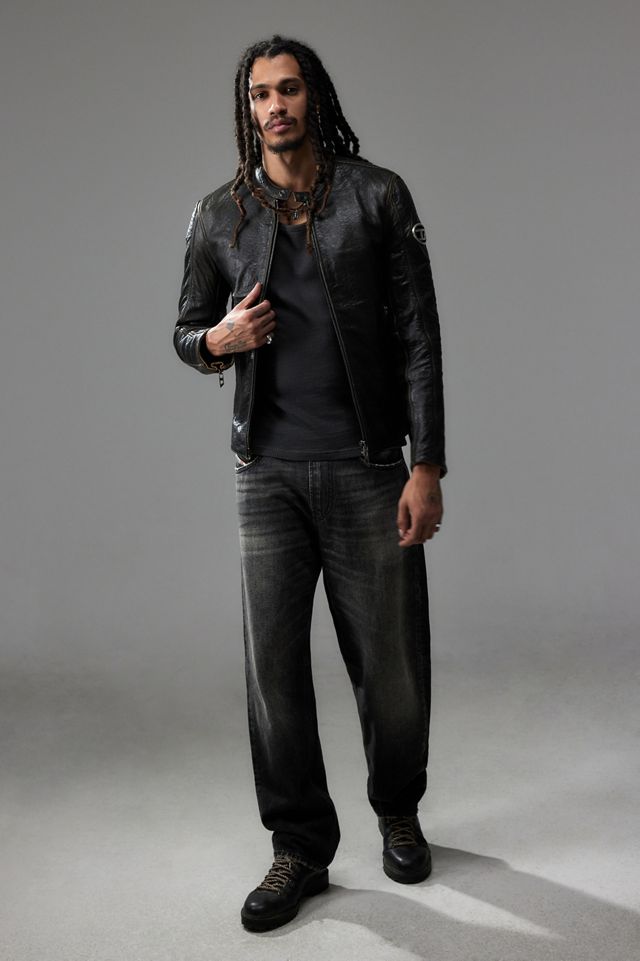 Diesel Chaqueta de cuero L-Cobbe #1