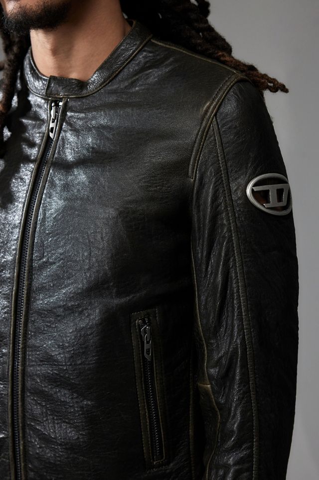 Diesel Chaqueta de cuero L-Cobbe #2