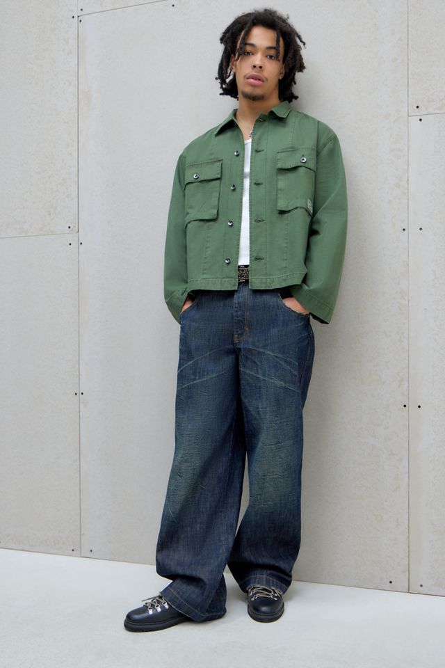 Giacca Camicia Militare Boxy in Ripstop BDG #1