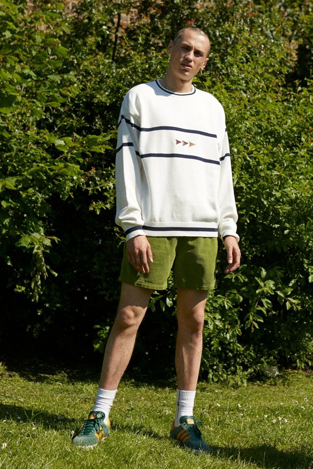 FILA UO Exclusive – Gestreiftes Sweatshirt mit Rundhalssausschnitt in Ecru #3