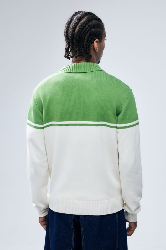 Sergio Tacchini Green Donato Knit Track Top Urban Outfitters UK