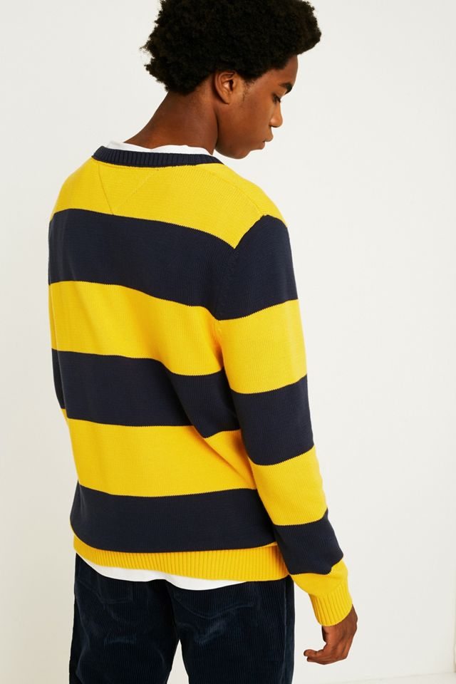 Tommy Jeans Classic Stripe Maglia Gialla #3