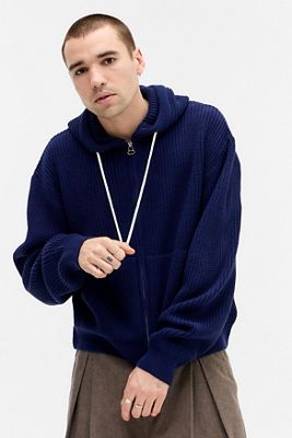Sweat à capuche en maille bleu marine Champion Exclusivité UO