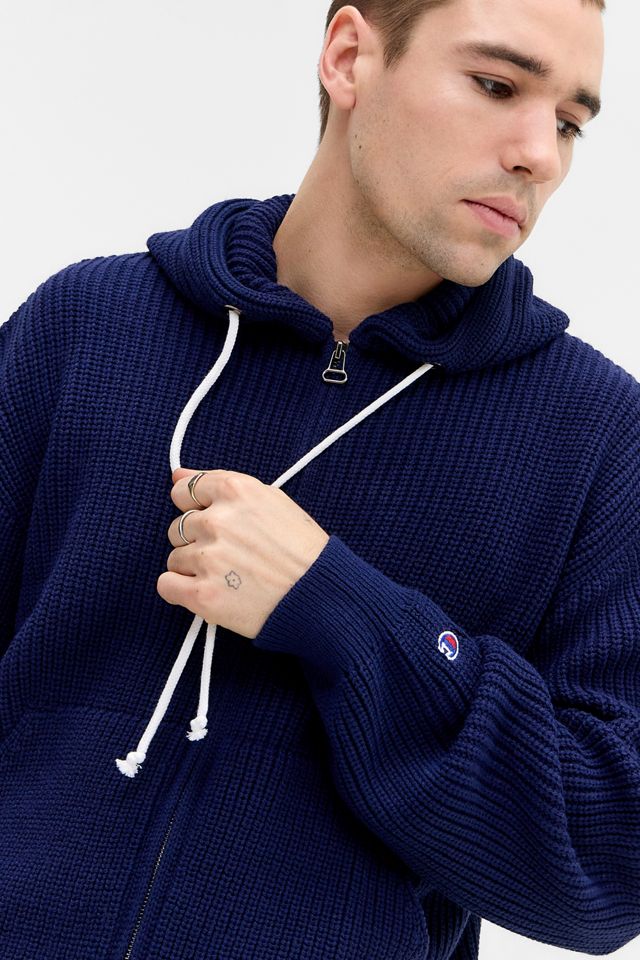 Sudadera de Punto Azul Marino Champion Exclusiva de UO #1