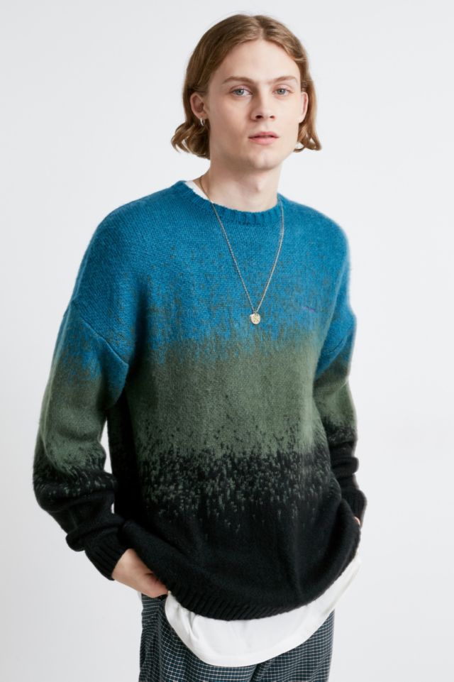 iets frans… Teal Ombre Knit Jumper | Urban Outfitters UK